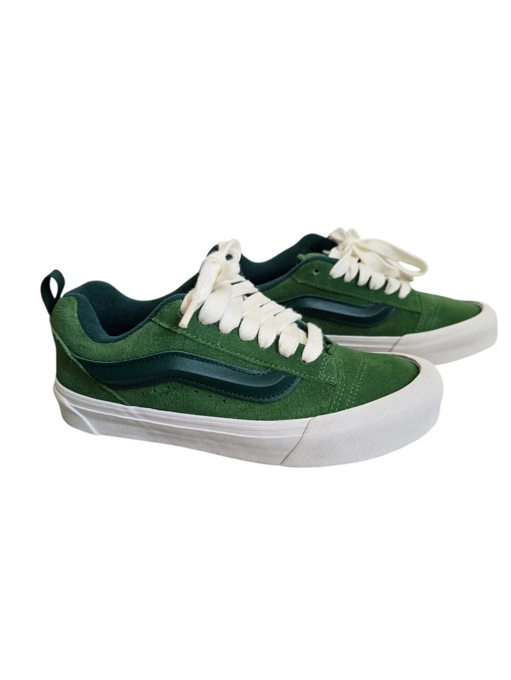 Vans Mwns Knu Skool low-top Green Suede sneakers Size 6.5
